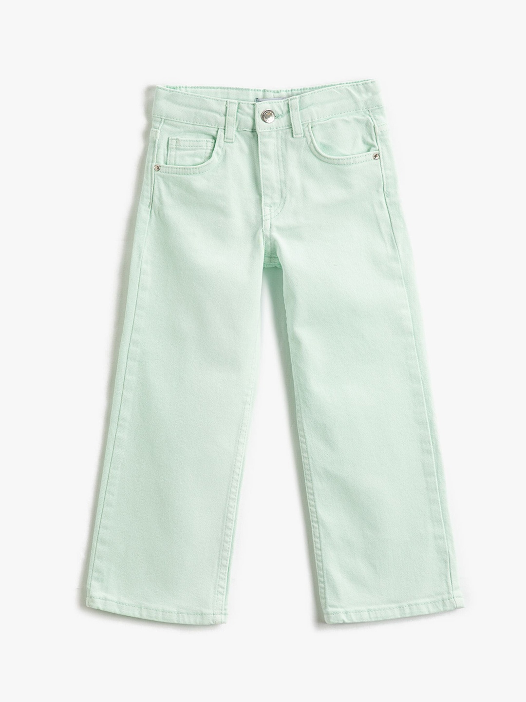 

Koton Girls Mid-Rise Stretchable Cotton Jeans, Green