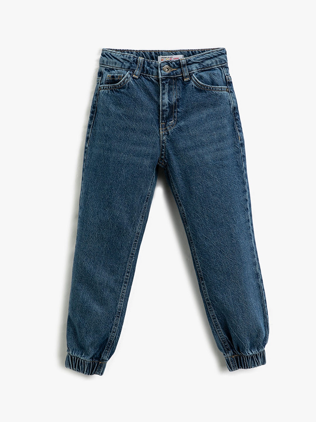 

Koton Girls Jogger Fit Clean Look Pure Cotton Jeans, Blue