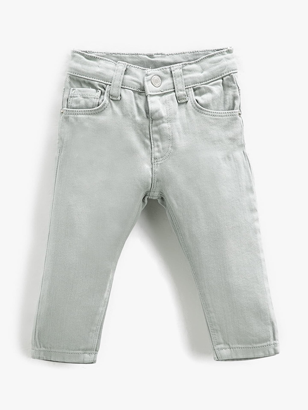 

Koton Boys Mid-Rise Stretchable Clean Look Jeans, Green