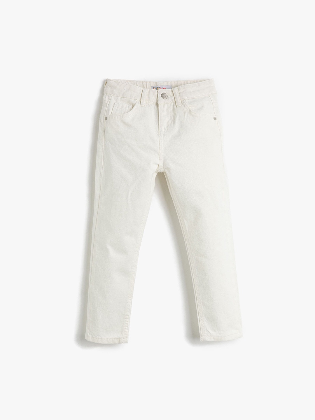 

Koton Girls Clean Look Mid-Rise Pure Cotton Jeans, White