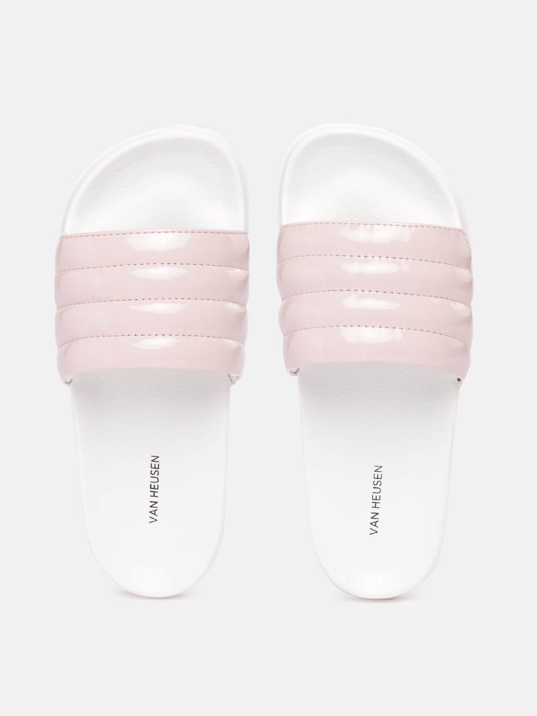 

Van Heusen Woman Quilted Detail Sliders with Padded Strap, Pink