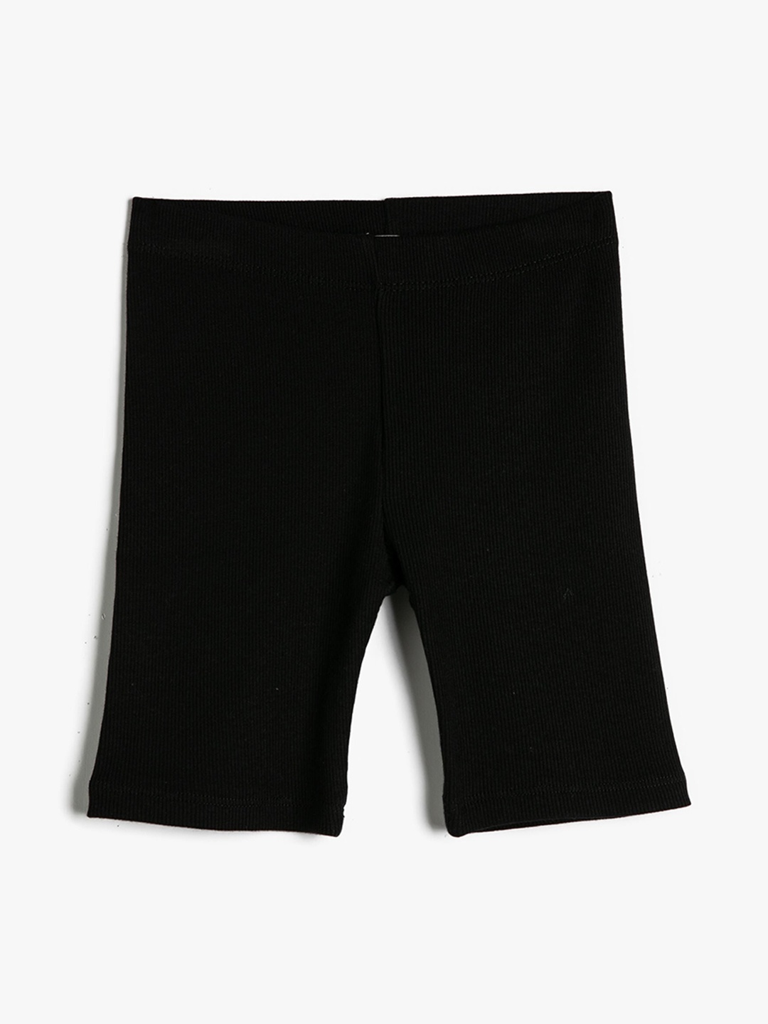 

Koton Girls Mid Rise Cotton Shorts, Black
