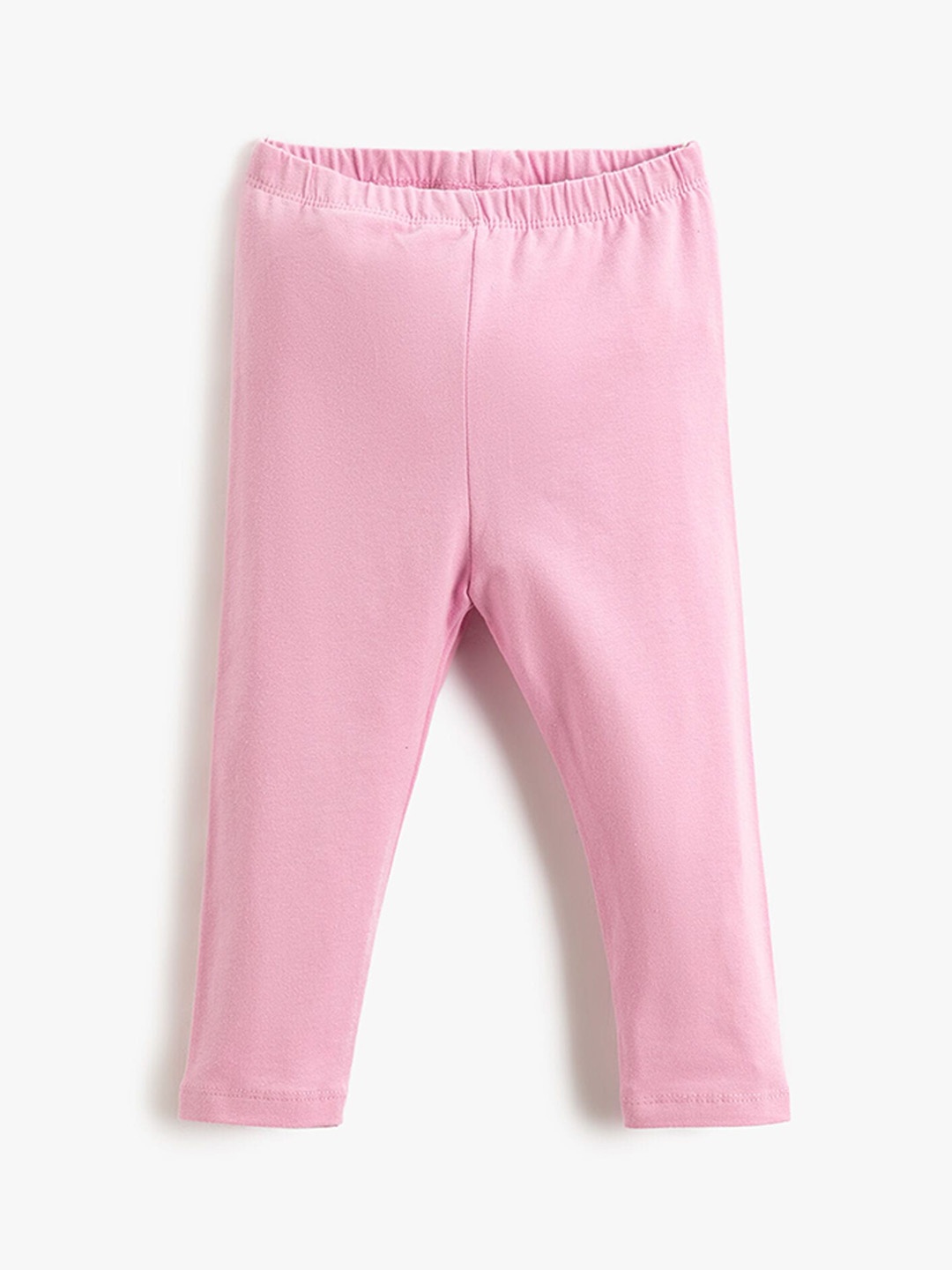 

Koton Girls Mid-Rise Leggings, Pink