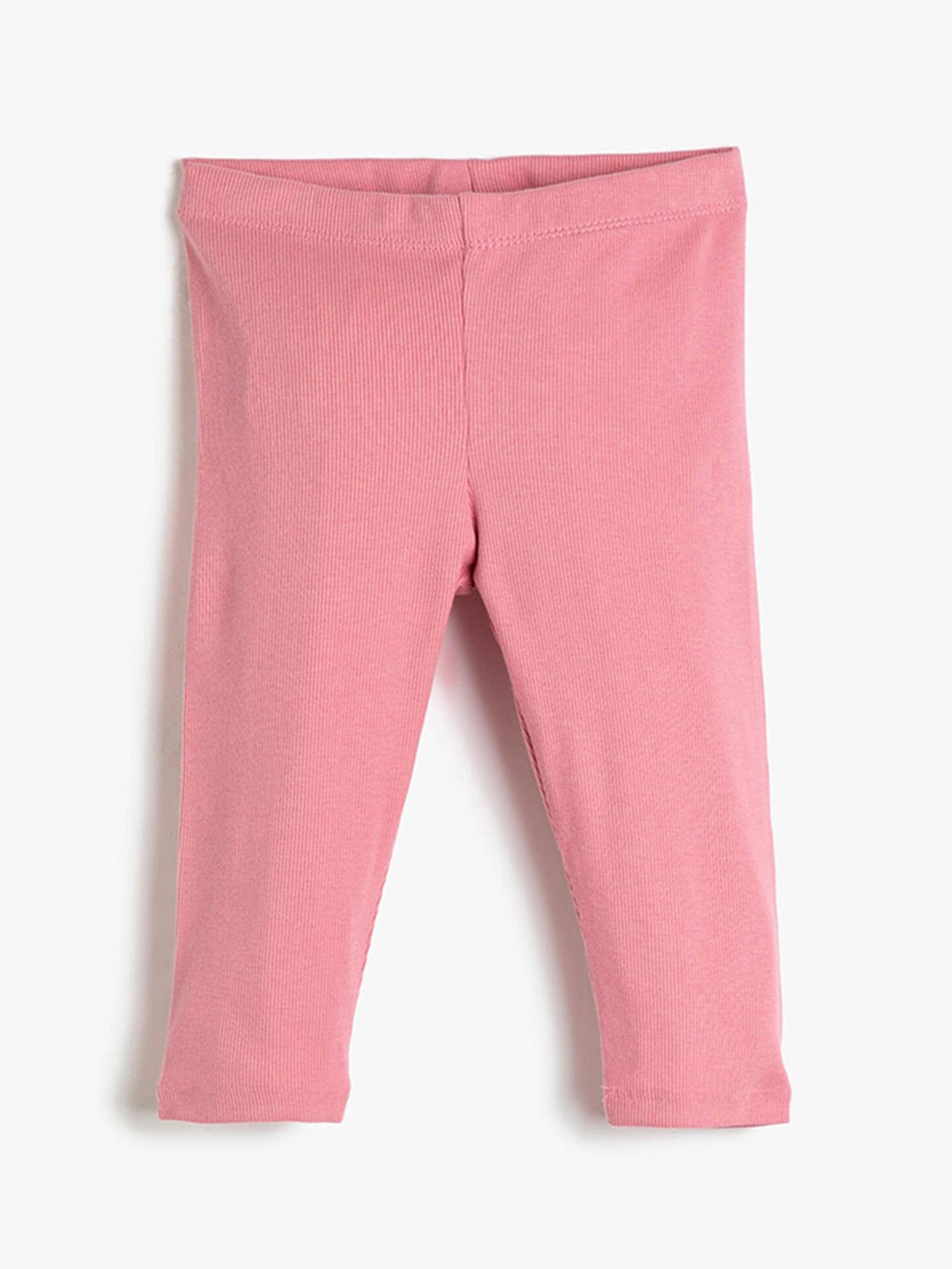 

Koton Girls Self Design Pure Cotton Leggings, Pink