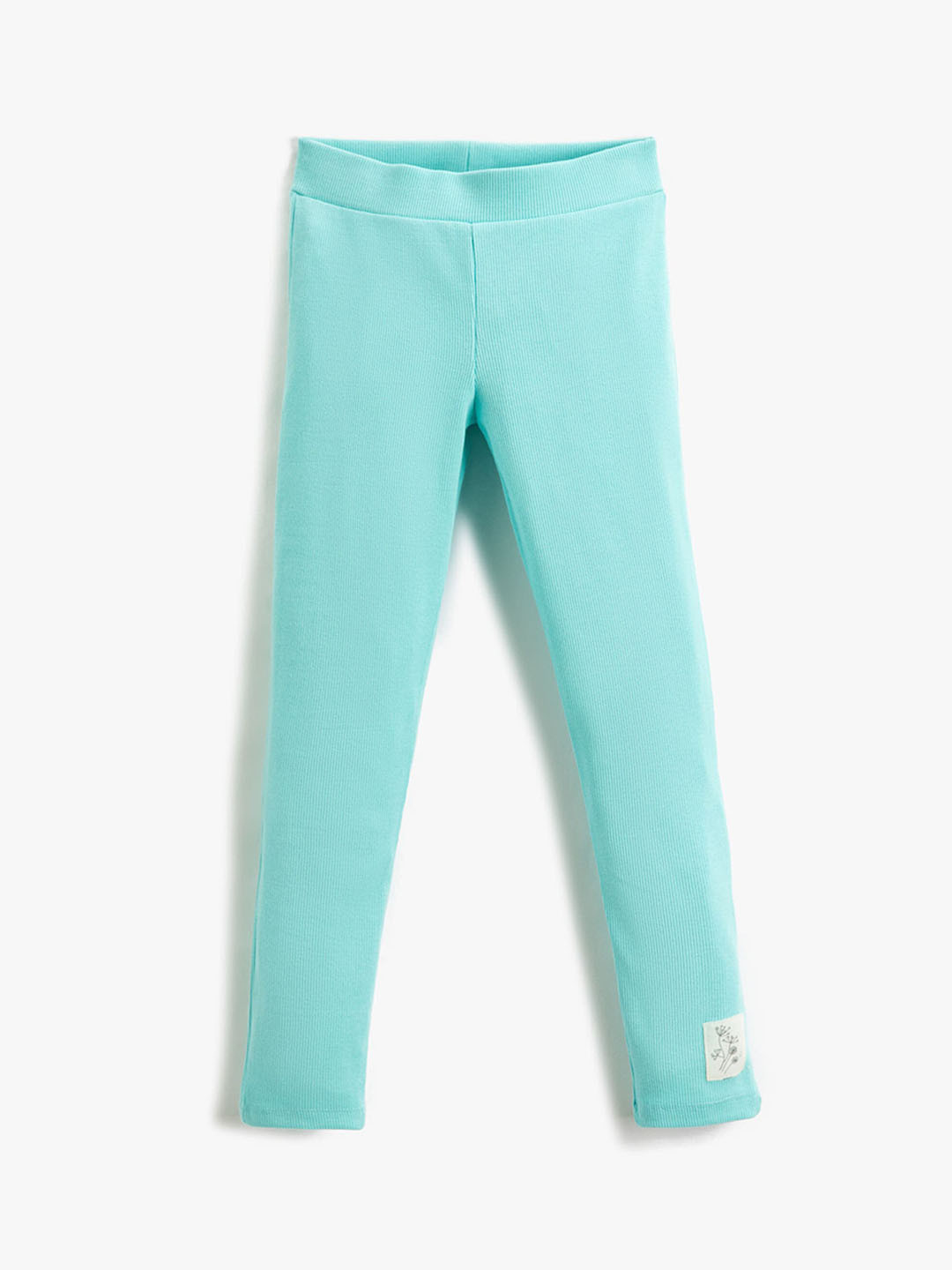 

Koton Girls Ribbed Leggings, Blue