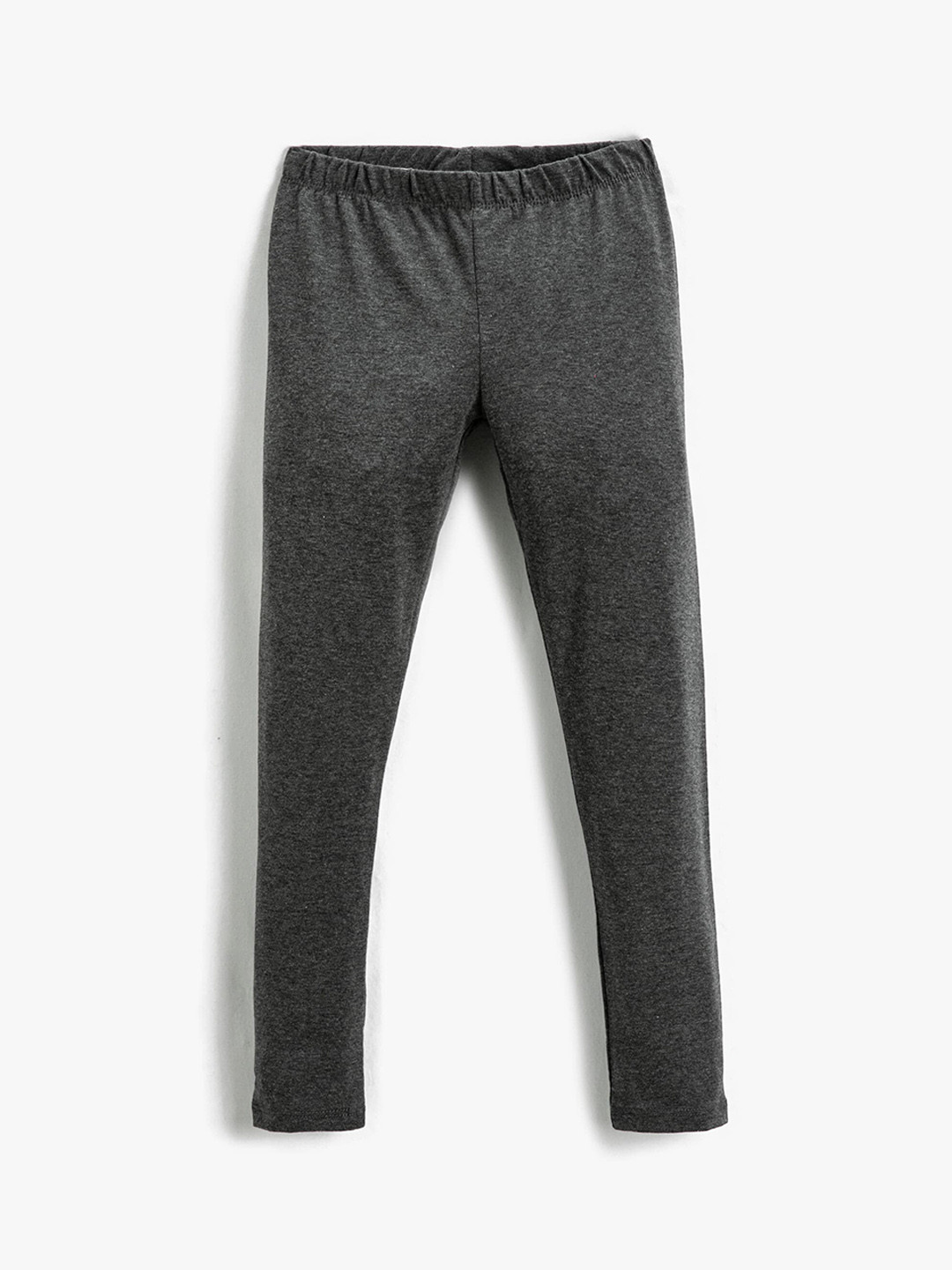 

Koton Girls Mid-Rise Cotton Ankle-Length Leggings, Grey