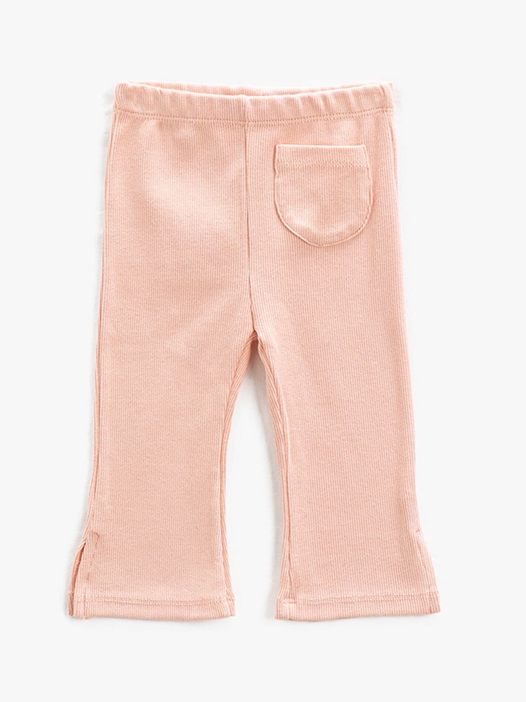 

Koton Girls Ribbed Flared Leggings, Peach