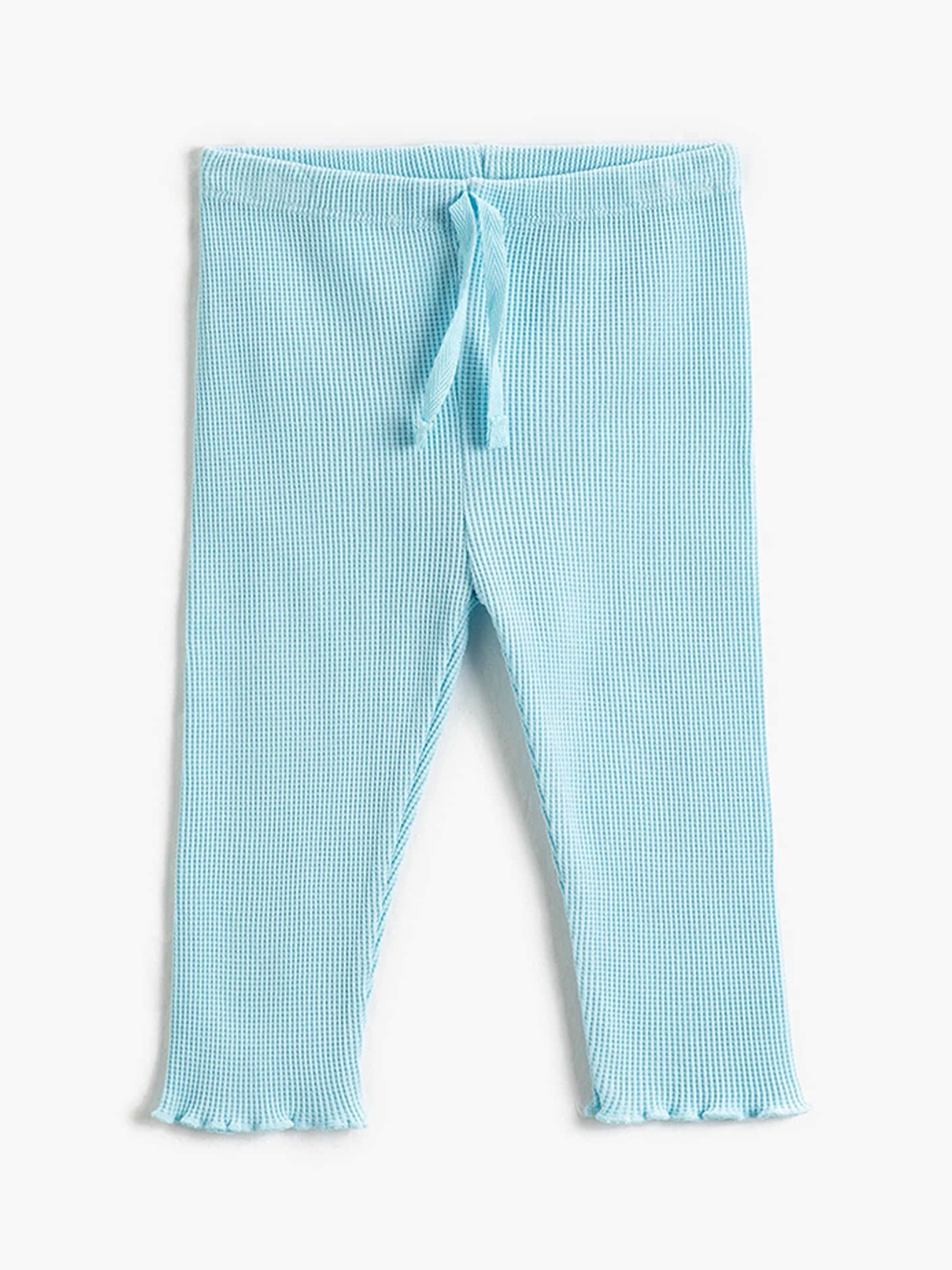 

Koton Infant Girls Self Design Pure Cotton Leggings, Blue