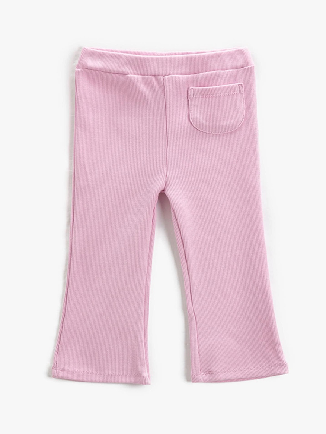 

Koton Girls Ribbed Flared Leggings, Pink