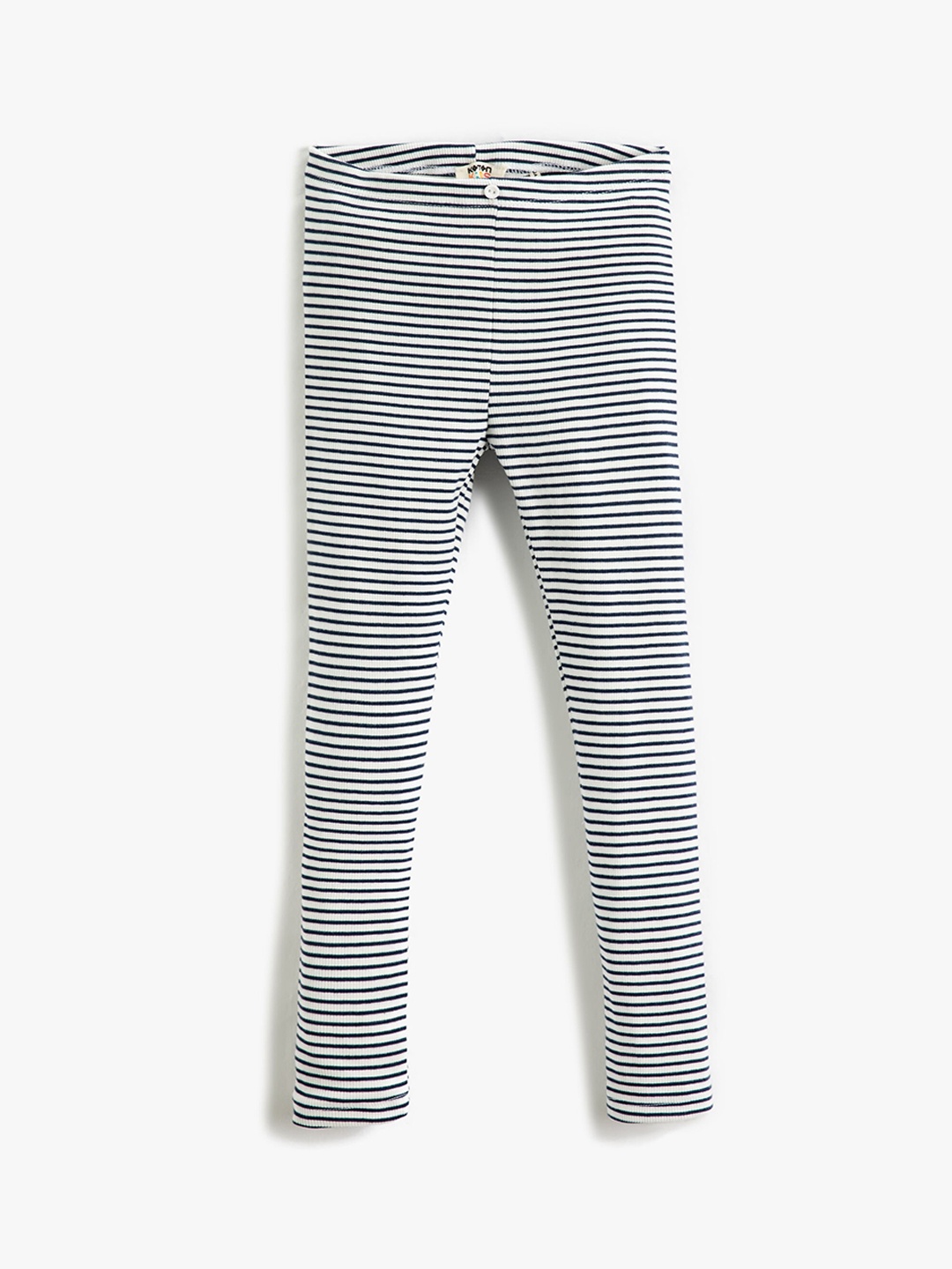 

Koton Girls Striped Leggings, White