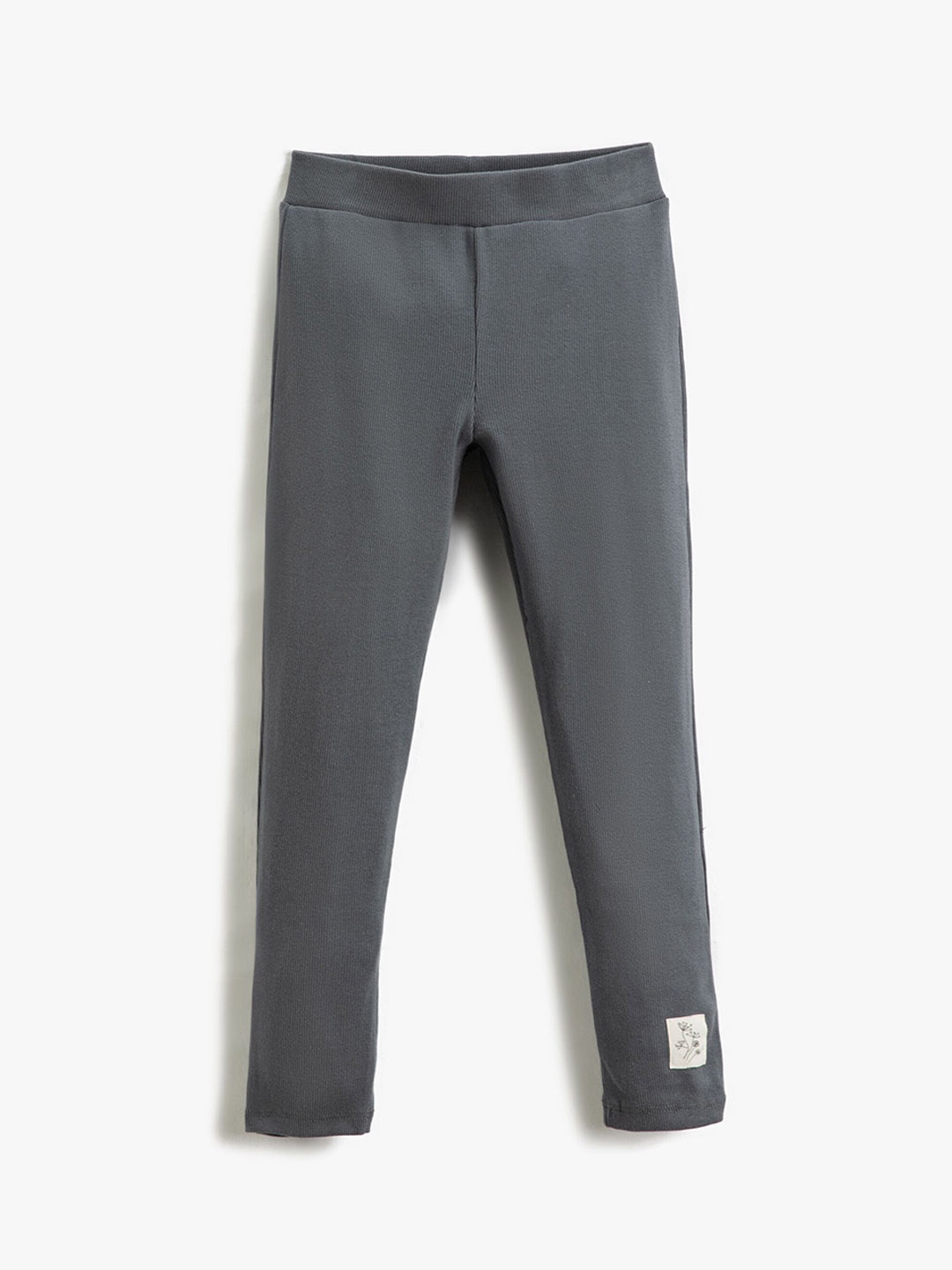 

Koton Girls Ribbed Leggings, Grey