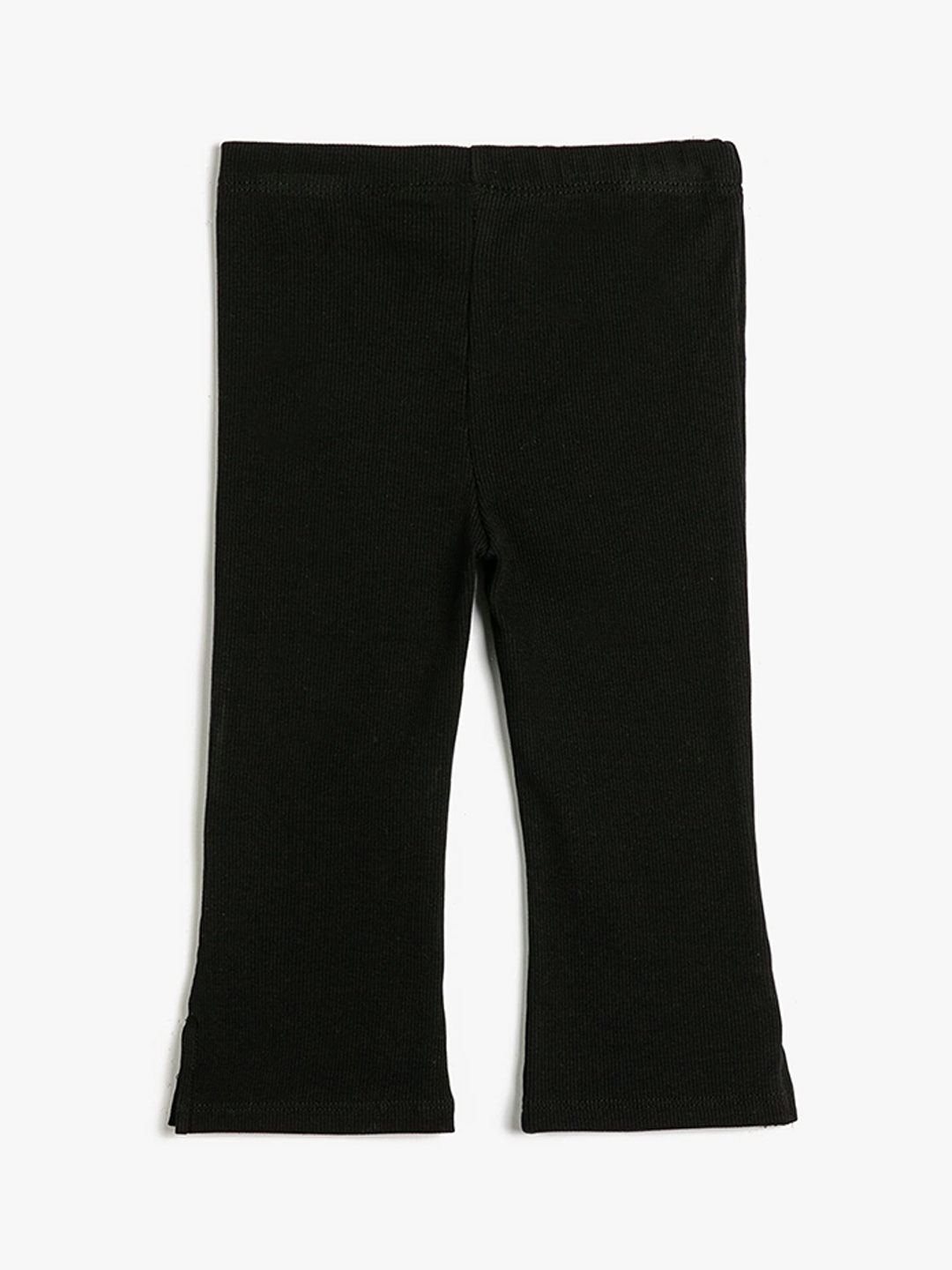 

Koton Infant Girls Mid Rise Plain Trousers, Black
