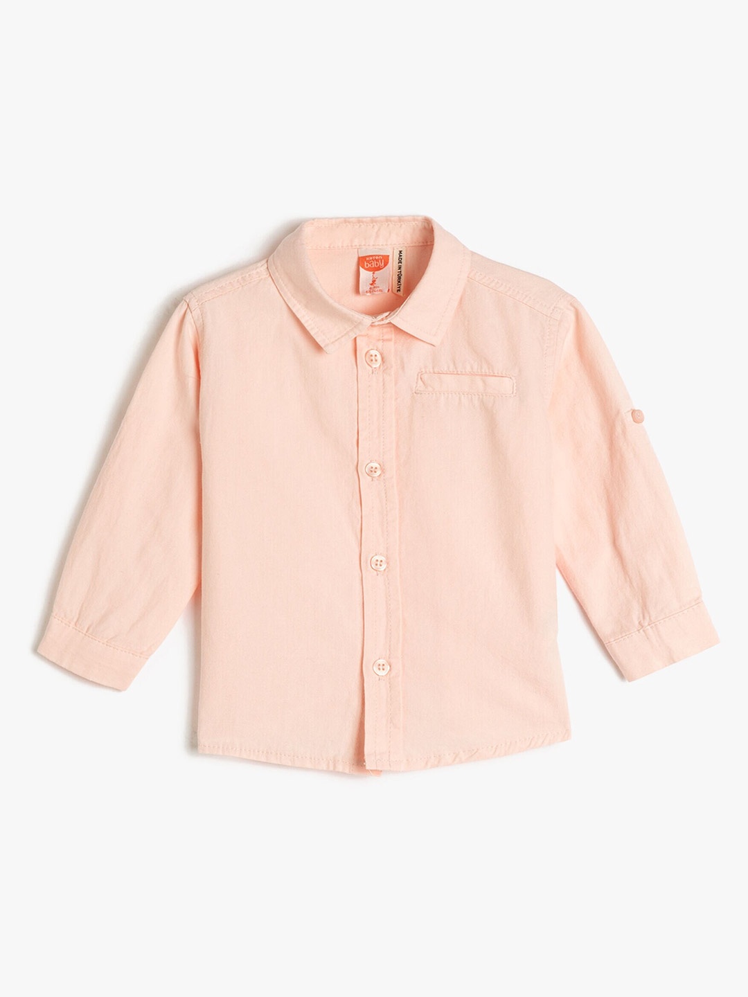

Koton Boys Pure Cotton Casual Shirt, Pink