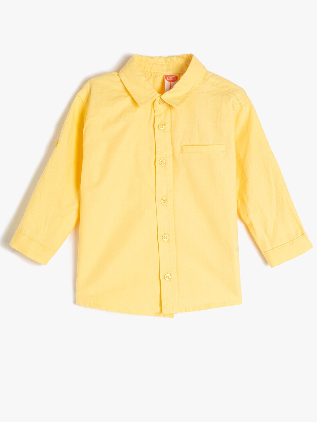 

Koton Infant Boys Pure Cotton Casual Shirt, Yellow