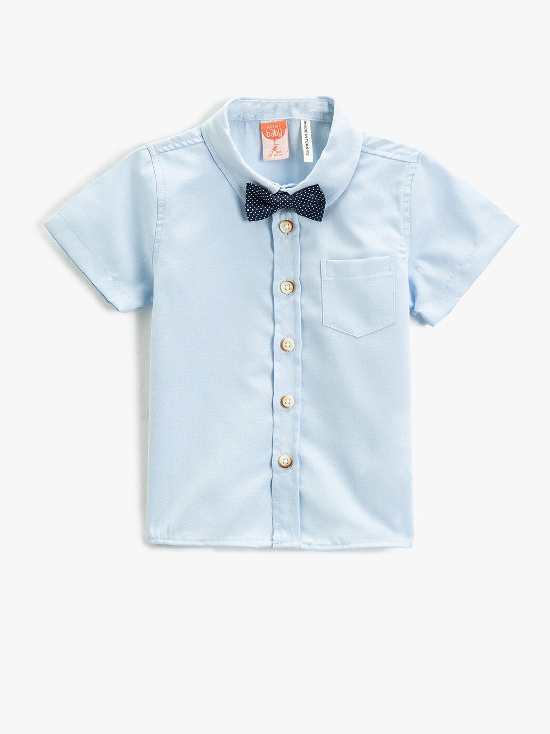 

Koton Boys Spread Collar Opaque Casual Shirt, Blue