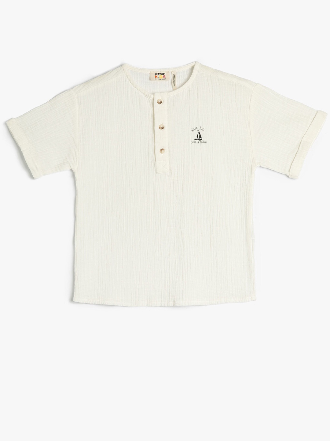 

Koton Boys Opaque Casual Shirt, White
