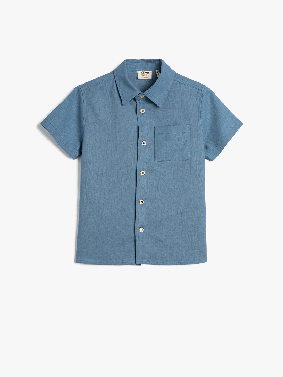 

Koton Boys Regular Fit Casual Shirt, Blue