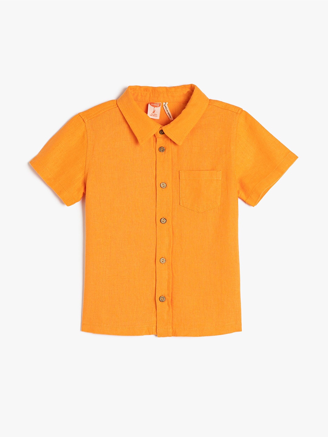 

Koton Boys Boys Regular Fit Casual Shirt, Orange