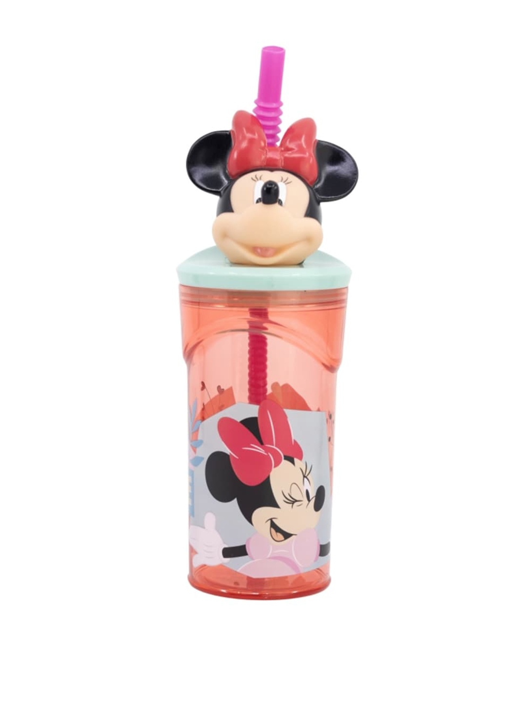 

Disney Pink Minnie Mouse Printed Water Bottle 360ml