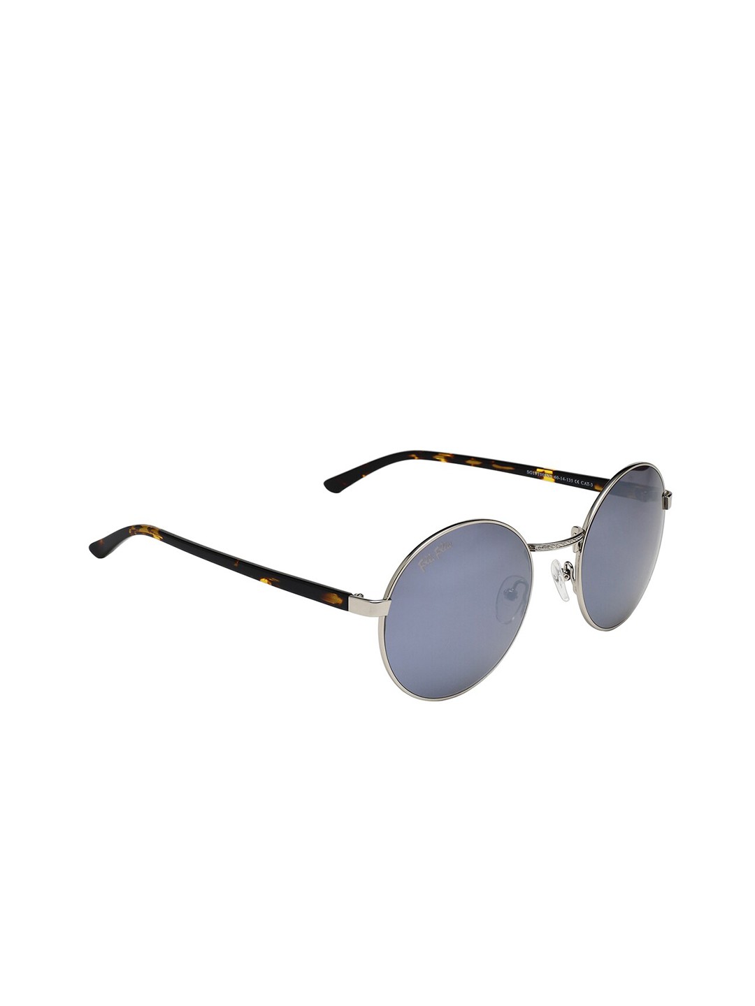 

Folli Follie Women Mirrored Lens & Round Sunglasses With UV Protected Lens SG18T008NS 60 S, Silver