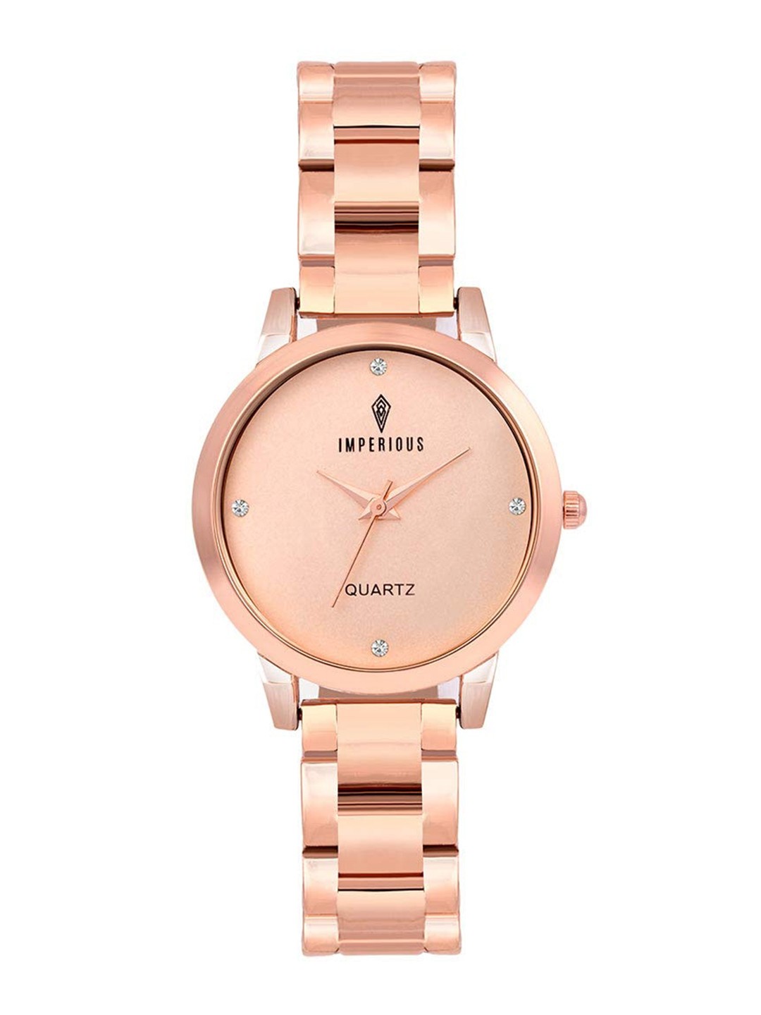 

Imperious- The Royal Way Women Embellished Dial Analogue Watch IMP-Rose Gold132, Rose gold