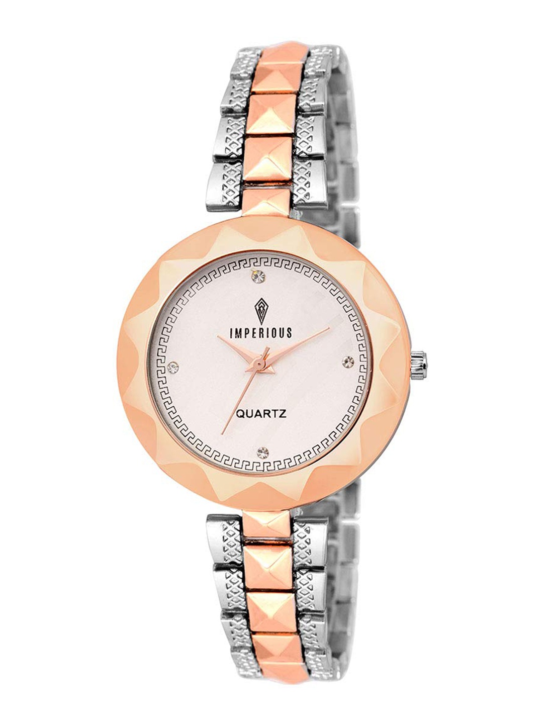 

Imperious- The Royal Way Women Embellished Dial Analogue Watch IMP-White 124