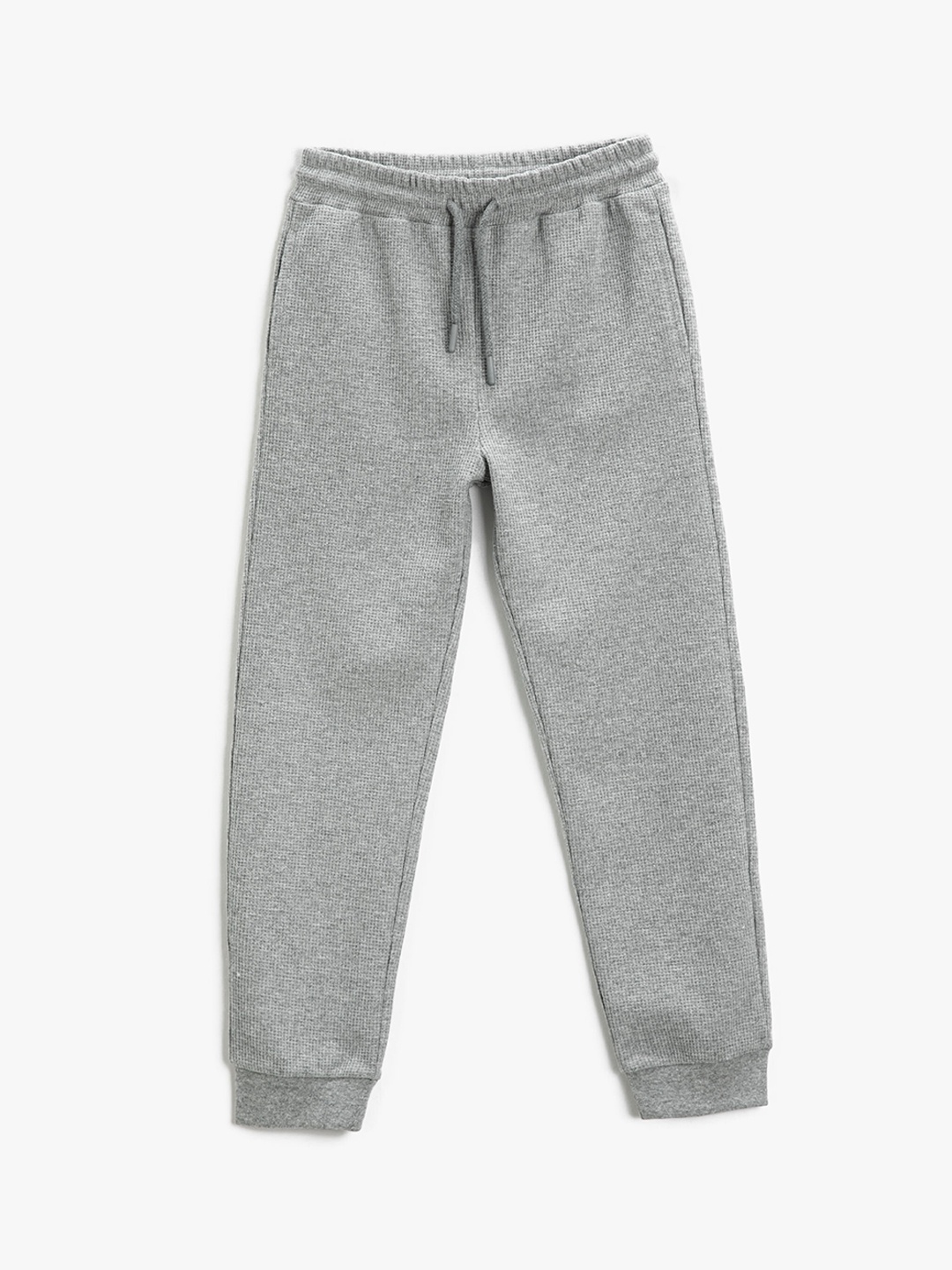

Koton Boys Mid Rise Joggers, Grey melange