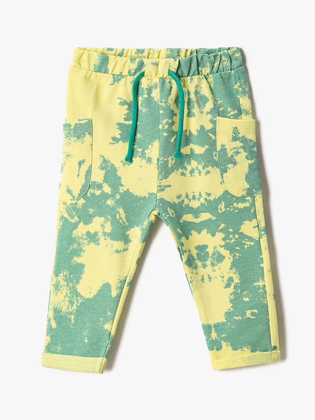 

Koton Boys Abstract Printed Pure Cotton Track Pants, Yellow