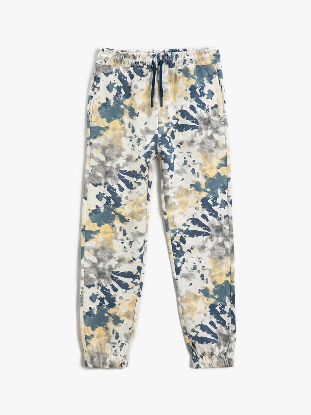 

Koton Boys Abstract Printed Pure Cotton Joggers, White