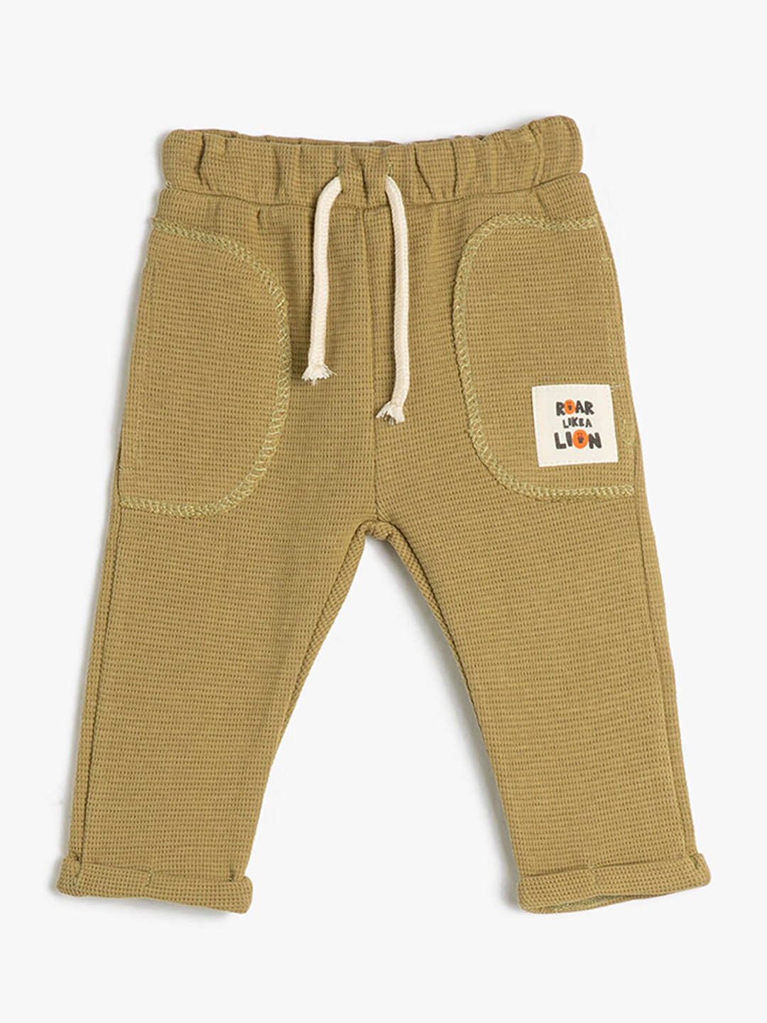 

Koton Boys Textured Track Pants, Beige