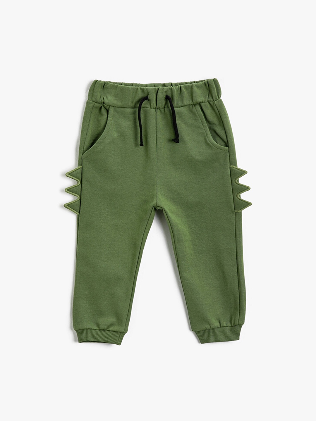 

Koton Infant Boys Graphic Printed Pure Cotton Joggers, Olive