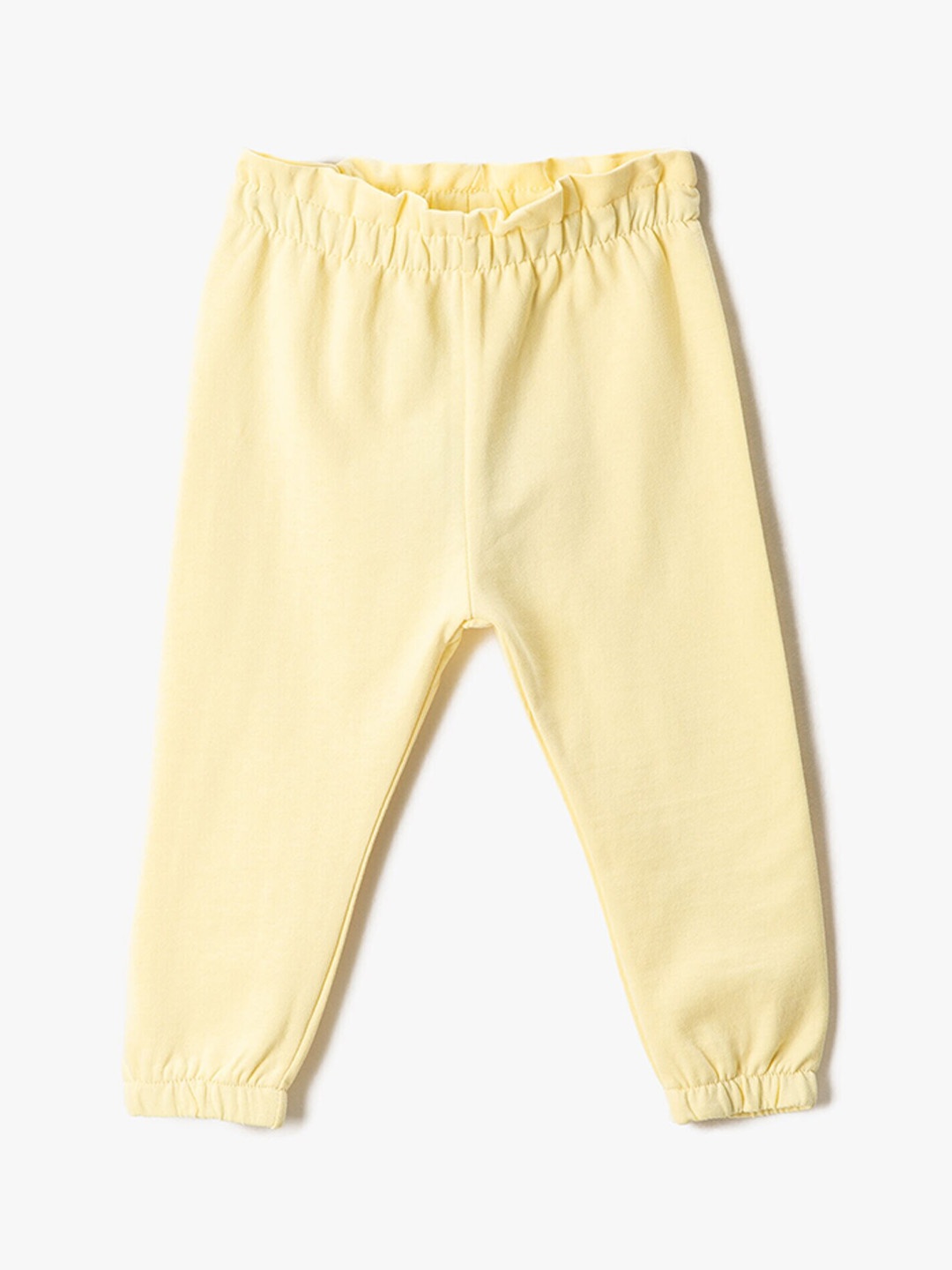 

Koton Girls Pure Cotton Joggers, Yellow