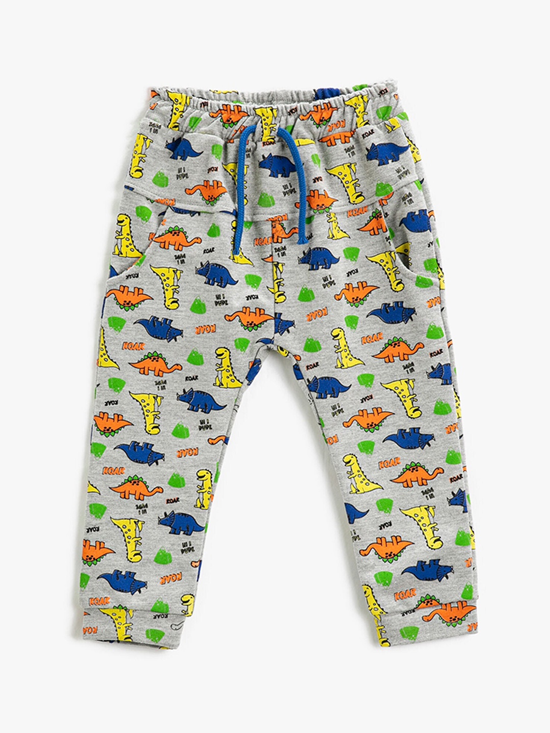 

Koton Boys Conversational Printed Track Pants, Grey