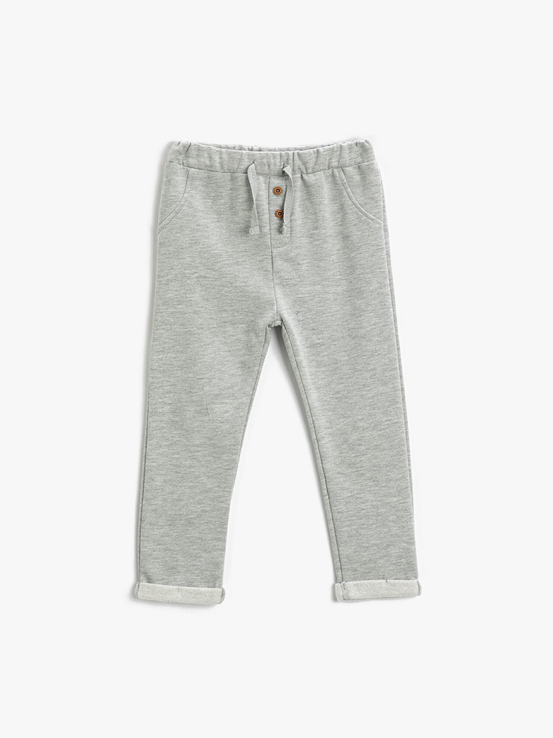 

Koton Boys Mid-rise Regular Fit Track Pants, Grey