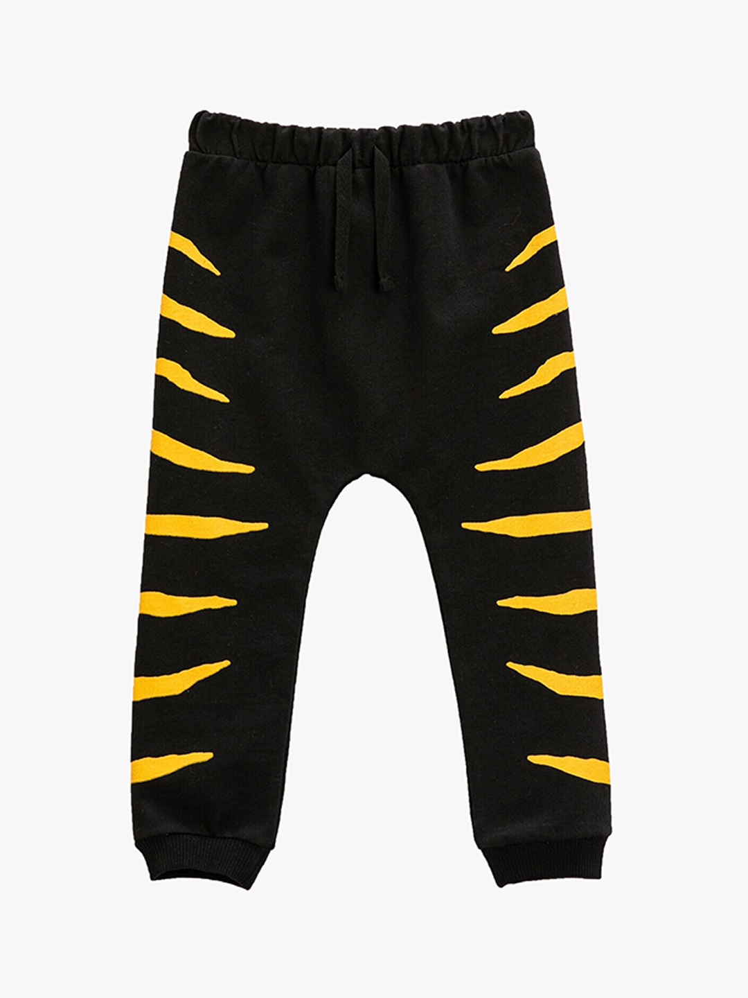 

Koton Boys Striped Pure Cotton Joggers, Black