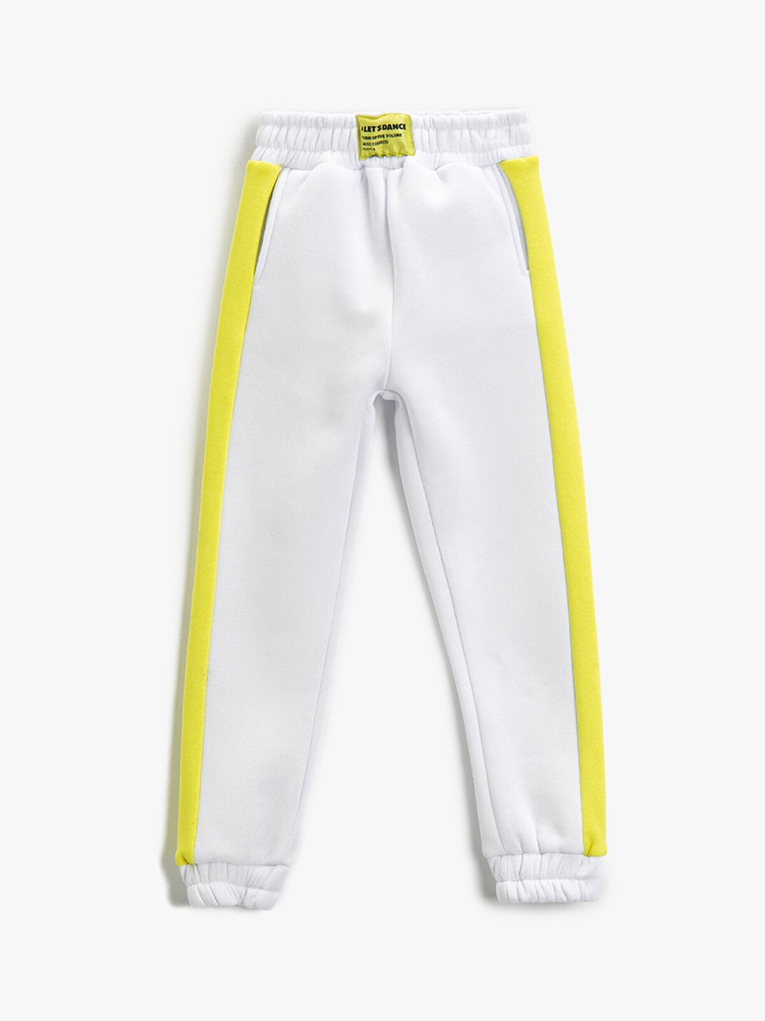 

Koton Girls Side Striped Details Joggers, White