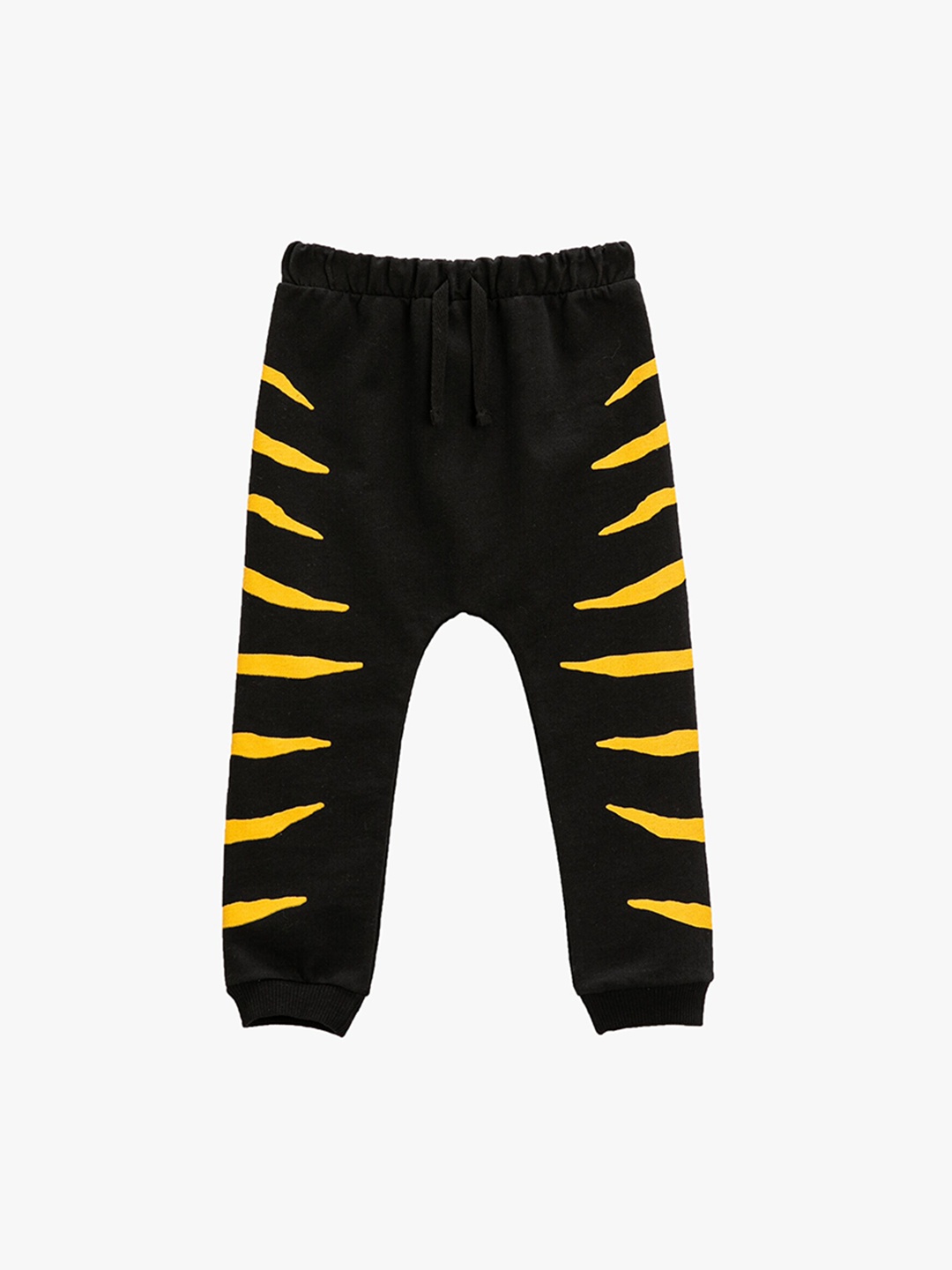 

Koton Boys Striped Pure Cotton Joggers, Black