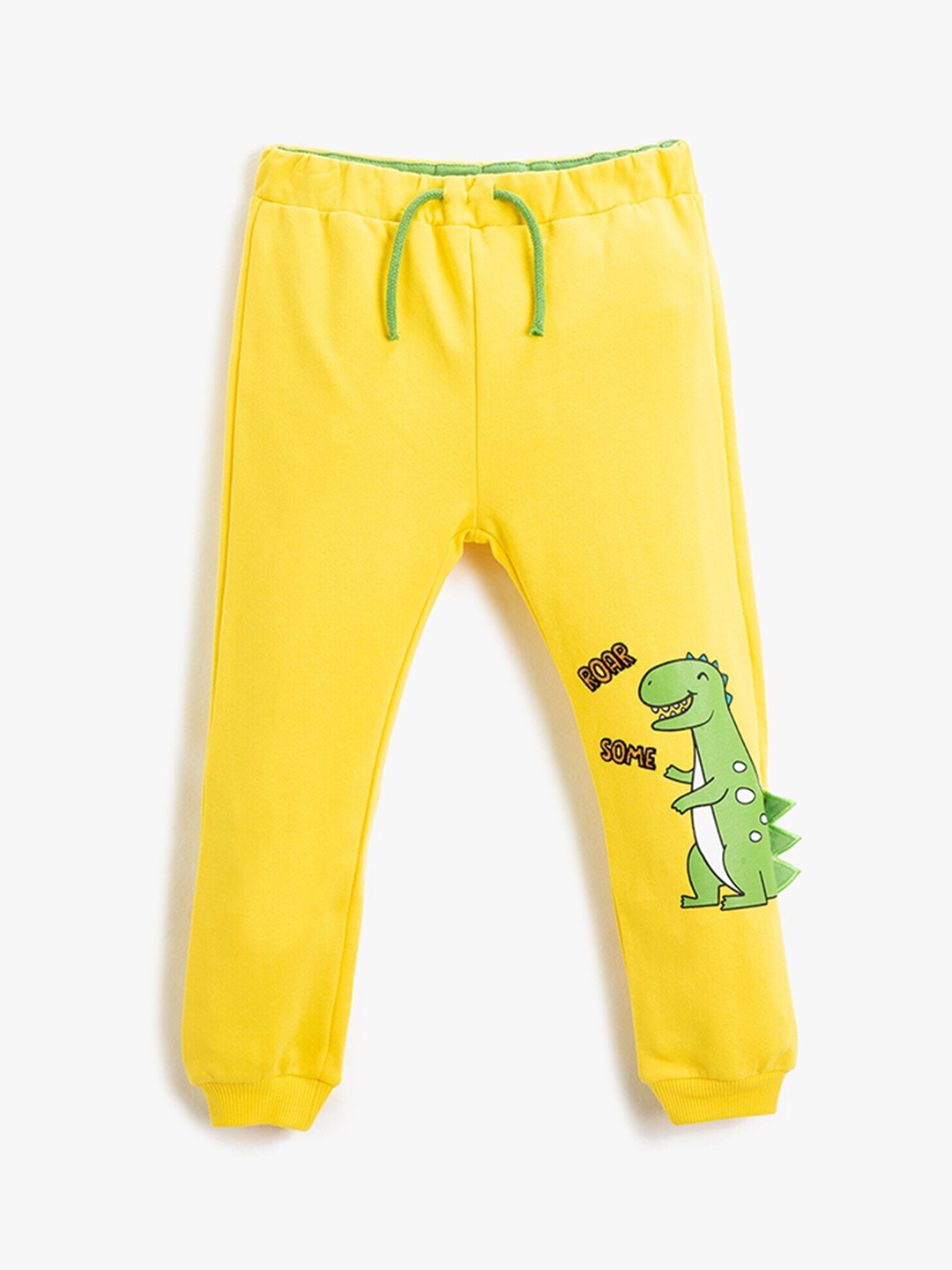 

Koton Infant Boys Printed Pure Cotton Joggers, Yellow