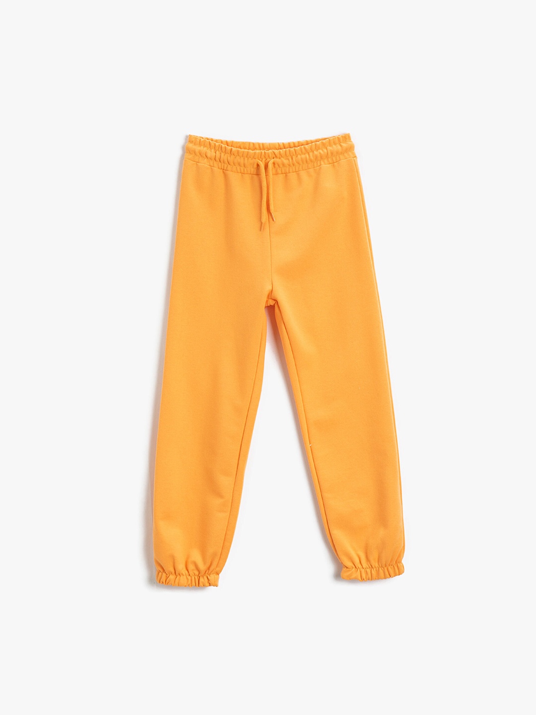 

Koton Girls Mid-Rise Regular Fit Cotton Joggers, Yellow