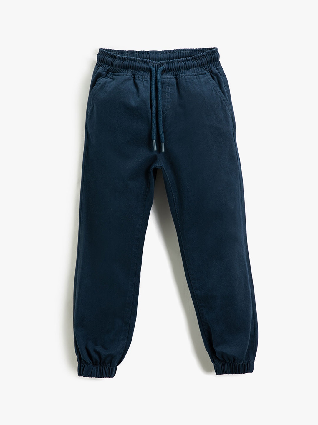 

Koton Boys Mid Rise Pure Cotton Joggers, Teal