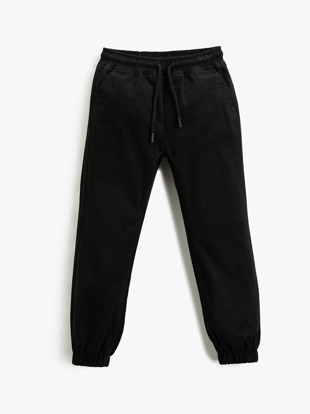 

Koton Boys Mid-Rise Regular Fit Joggers Trousers, Black
