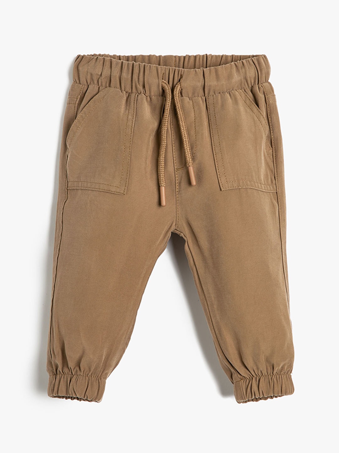 

Koton Boys Mid Rise Joggers, Brown