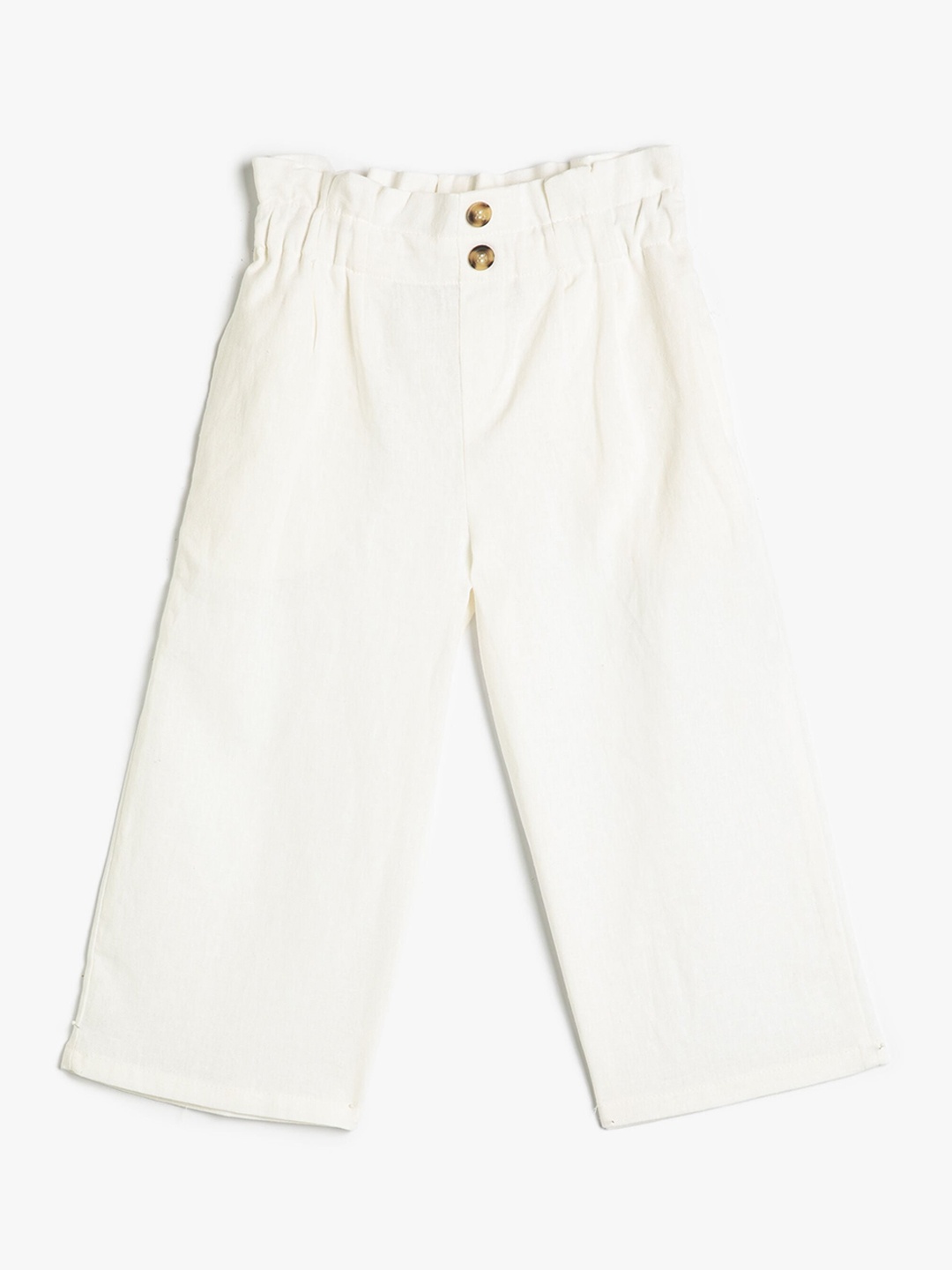 

Koton Girls Mid Rise Pure Cotton Culottes, White