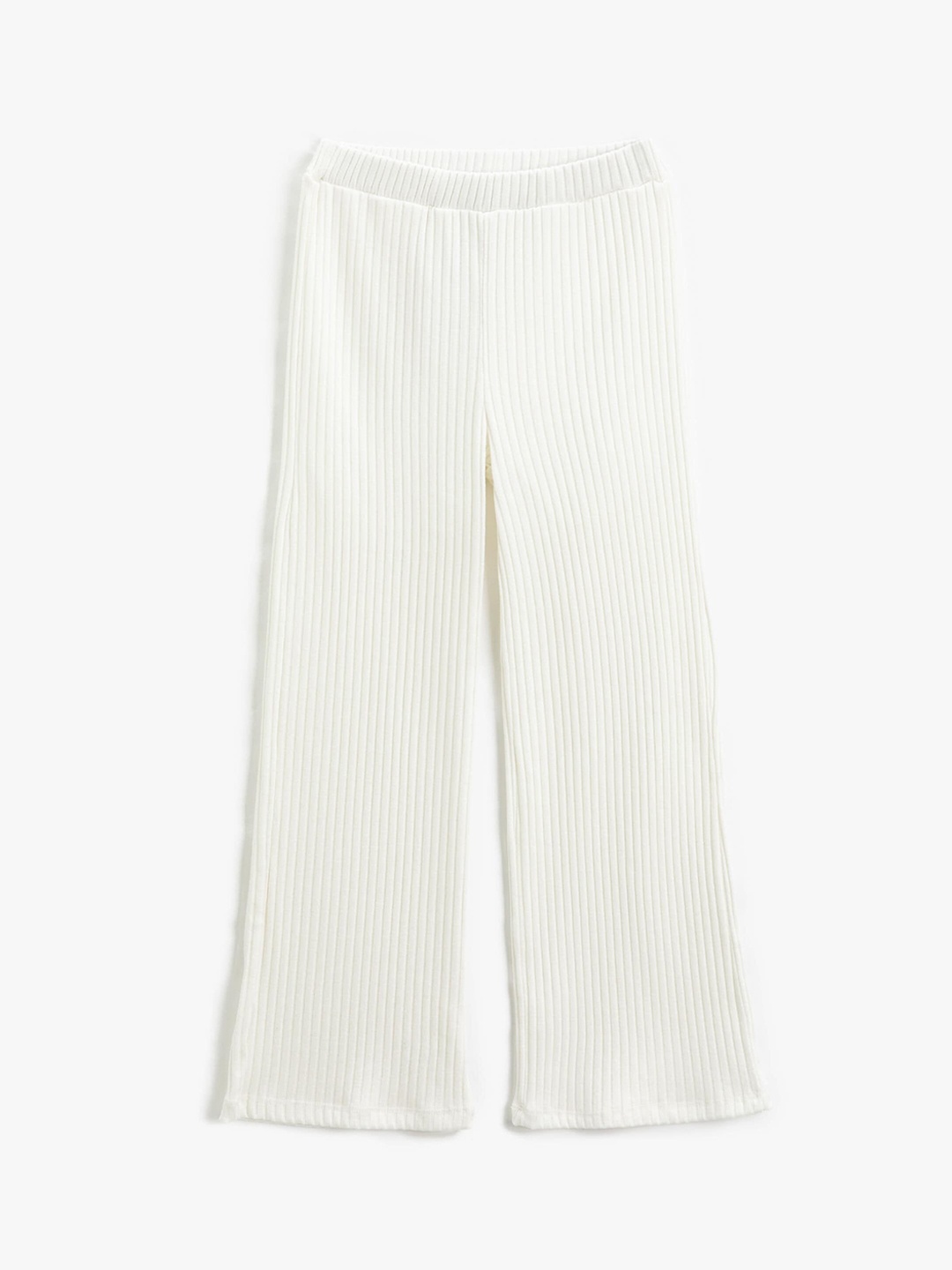

Koton Girls Mid-Rise Regular Fit Culottes Trousers, White