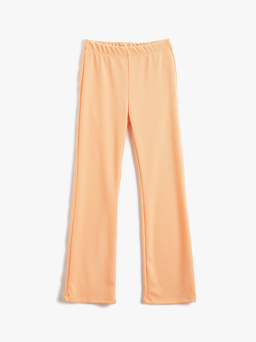

Koton Girls Mid-Rise Regular Trousers, Pink