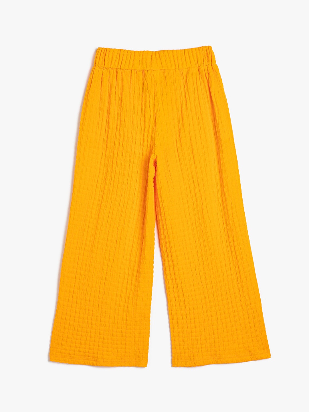 

Koton Girls Mid-Rise Culottes Trousers, Orange