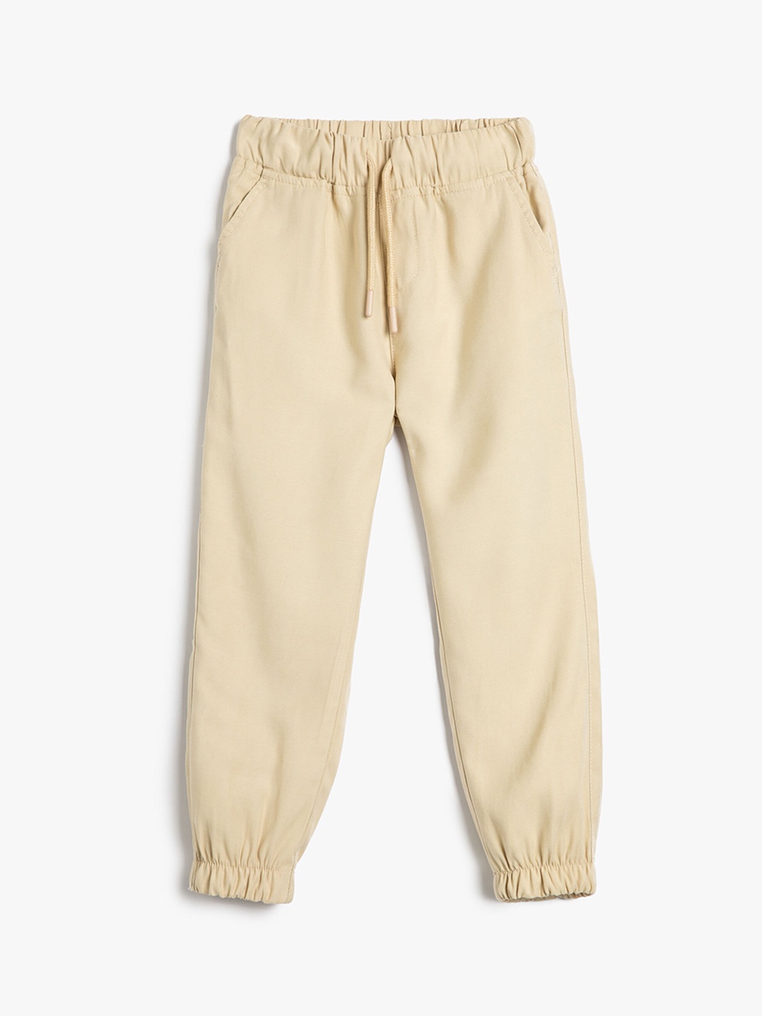 

Koton Boys Mid-Rise Joggers, Beige