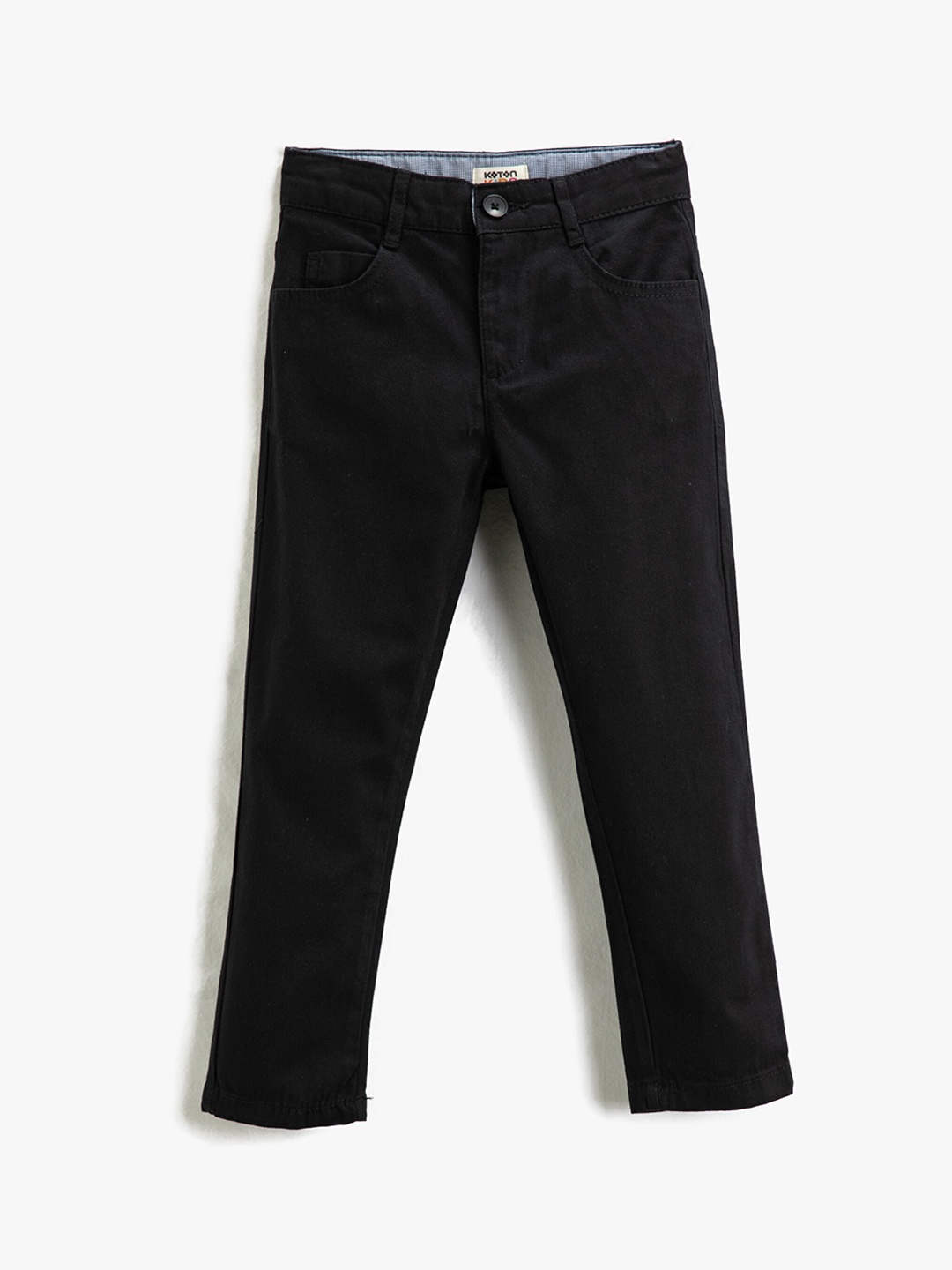 

Koton Boys Mid-Rise Dark Shades Clean Look Jeans, Black