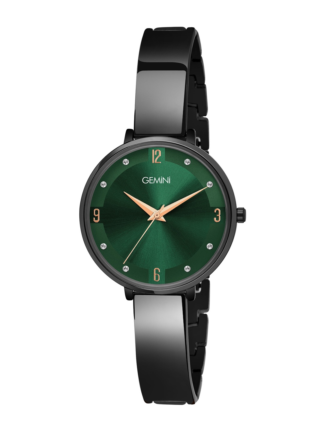 

GEMINI Women Stainless Steel Straps Analogue Watch BNS 2122NM01, Green