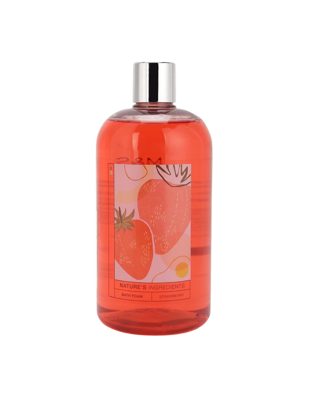 

Marks & Spencer Strawberry Bath Foam with Strawberry Extracts & Added Moisturizer - 500ml, Red